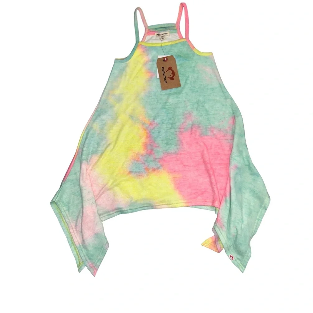 NWT Girls Appaman Rainbow Tie dye Yai Maxi Dress